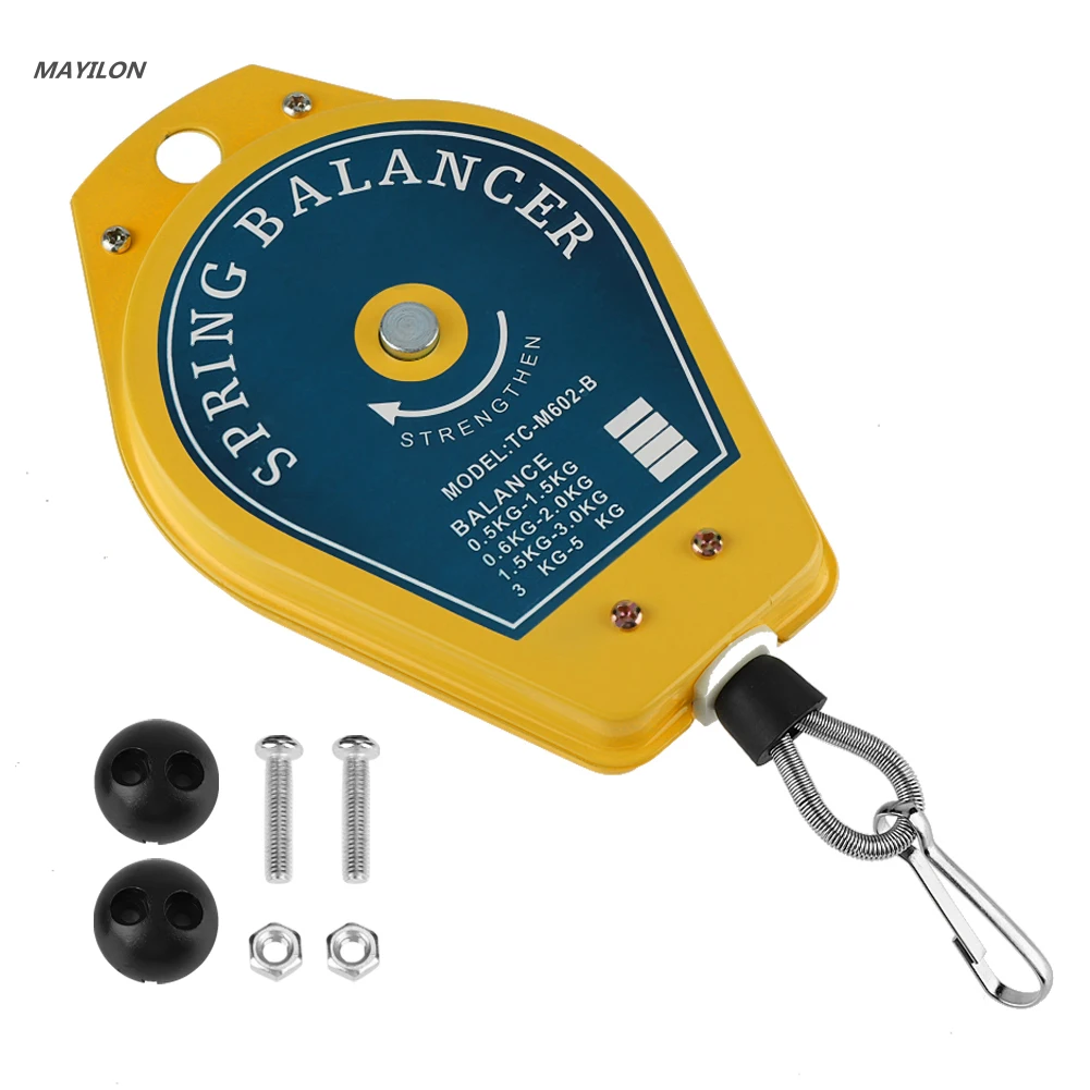 

Retractable Spring Balancer Screwdriver Hanging Torque Wrench Hanger Steel Wire Rope Measuring Tool Holder Ergonomic Balance Box