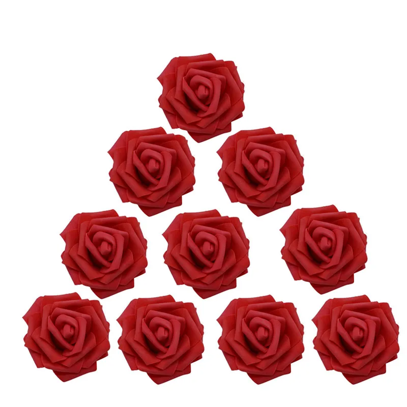 Искусственные розы из пенополиэтилена 8 см 30 шт. | Дом и сад