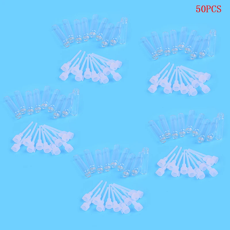 

10/50 pcs Mini Glass Perfume Small Sample Vials Perfume Bottle 1ml Empty Laboratory Liquid Fragrance Test Tube Trial Bottle