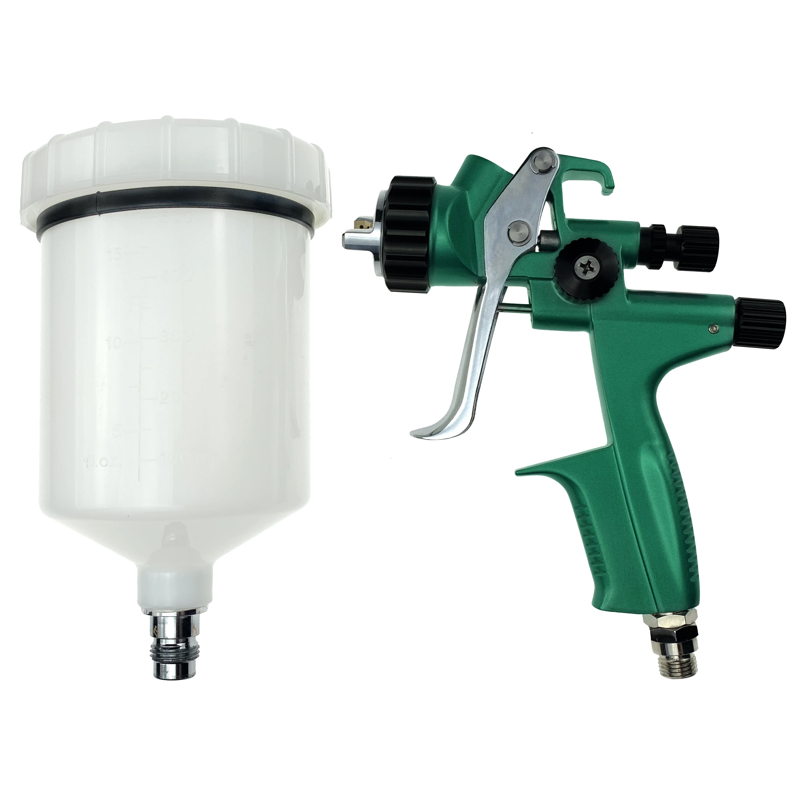 

Nozzle 1.4mm Air Spray Gun HVLP Air Sprayer Painting Machine Mini Pneumatic Coating Tool with 600ml Cup