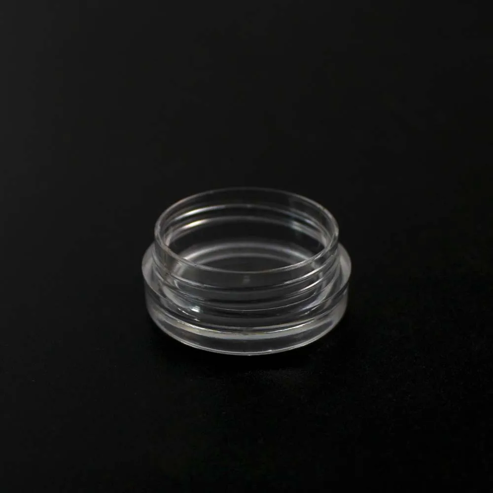 100 шт./лот 3 мл прозрачная пластиковая банка для крема г контейнер Крема