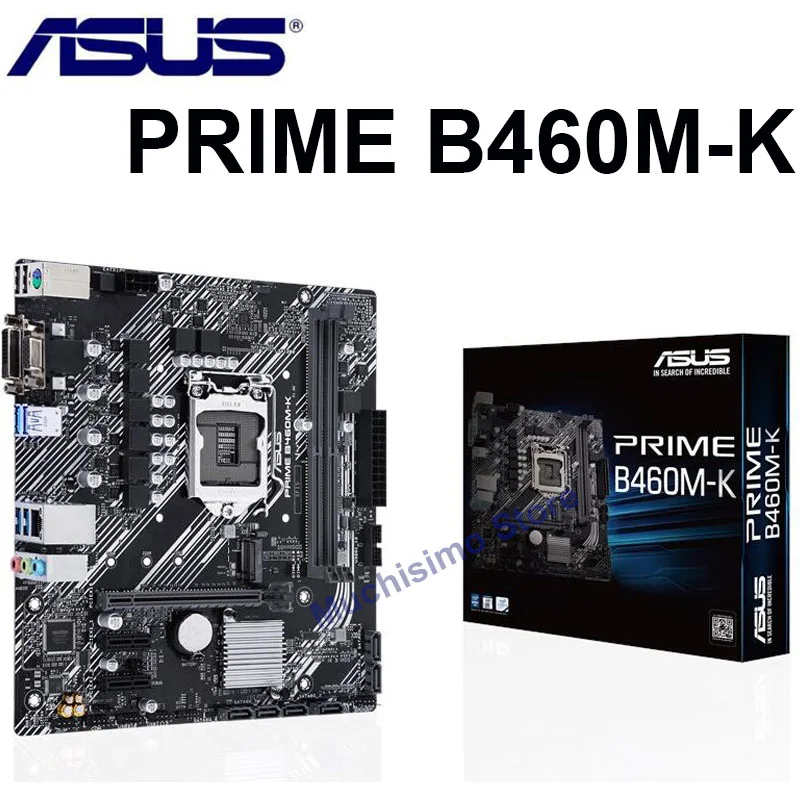Verkaufen ASUS PRIME B460M-K Motherboard LGA 1150 DDR3 32GB Core I7 I5 I3 Pentium/Celeron PCI-E 3,0 Desktop PRIME B460M K Mainboard Neue