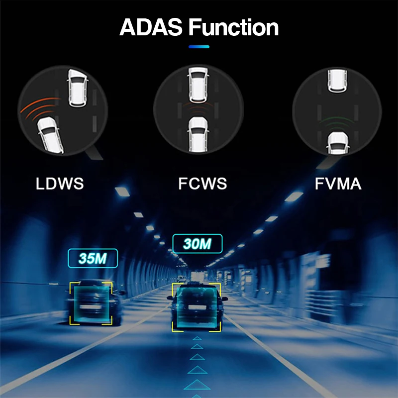 Зеркало заднего вида с GPS навигацией ADAS FHD 1080P 12 " 4G Android 8 1 WiFi|Видеорегистраторы| |