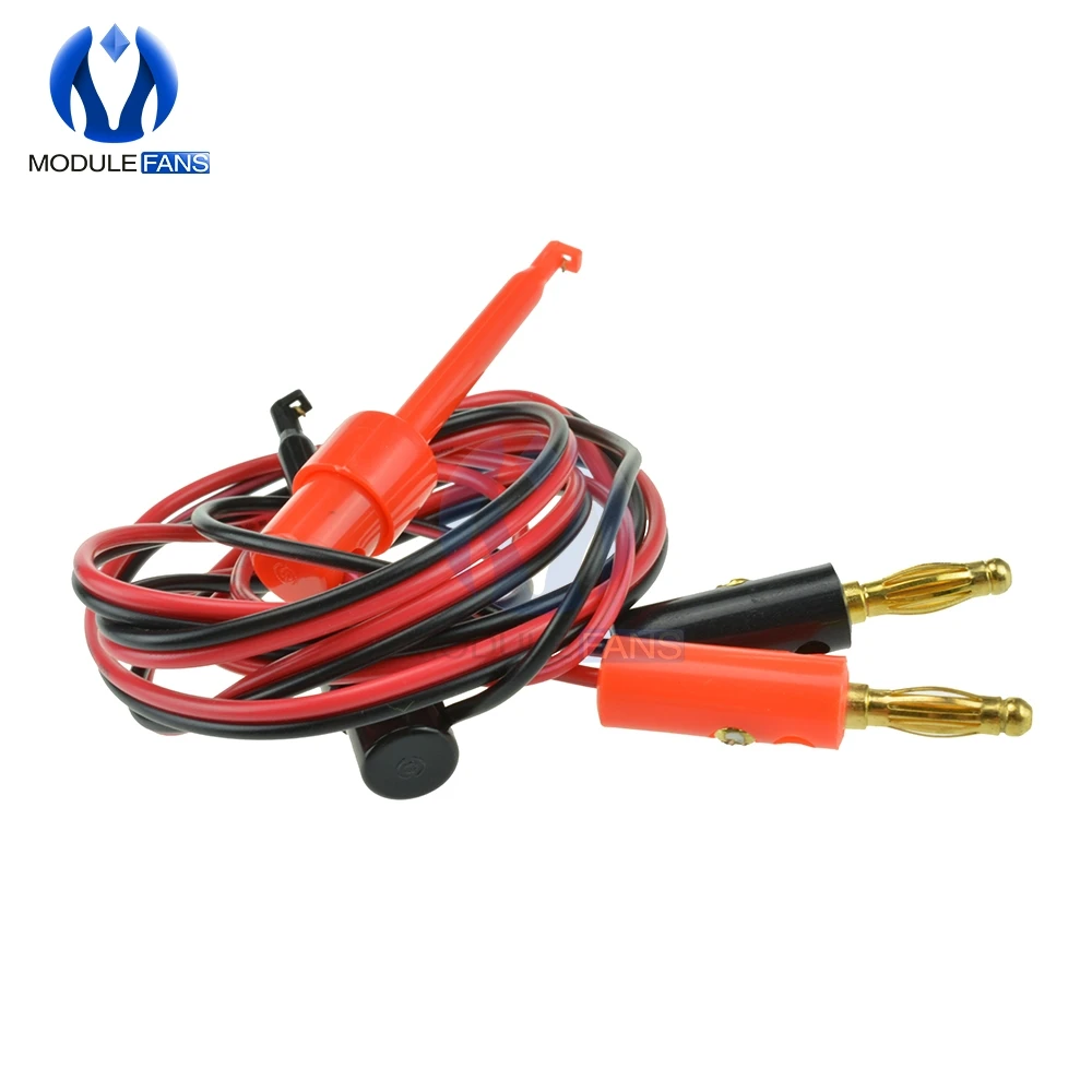 1 пара Малый тестовый крючок зажим для вилки типа банан мультиметра|test hook clip|clip for