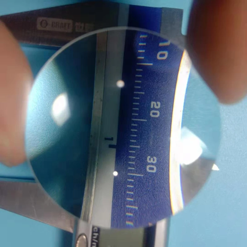 Двойная выпуклая линза из оптического стекла диаметр 40 мм фокусное расстояние 50 |