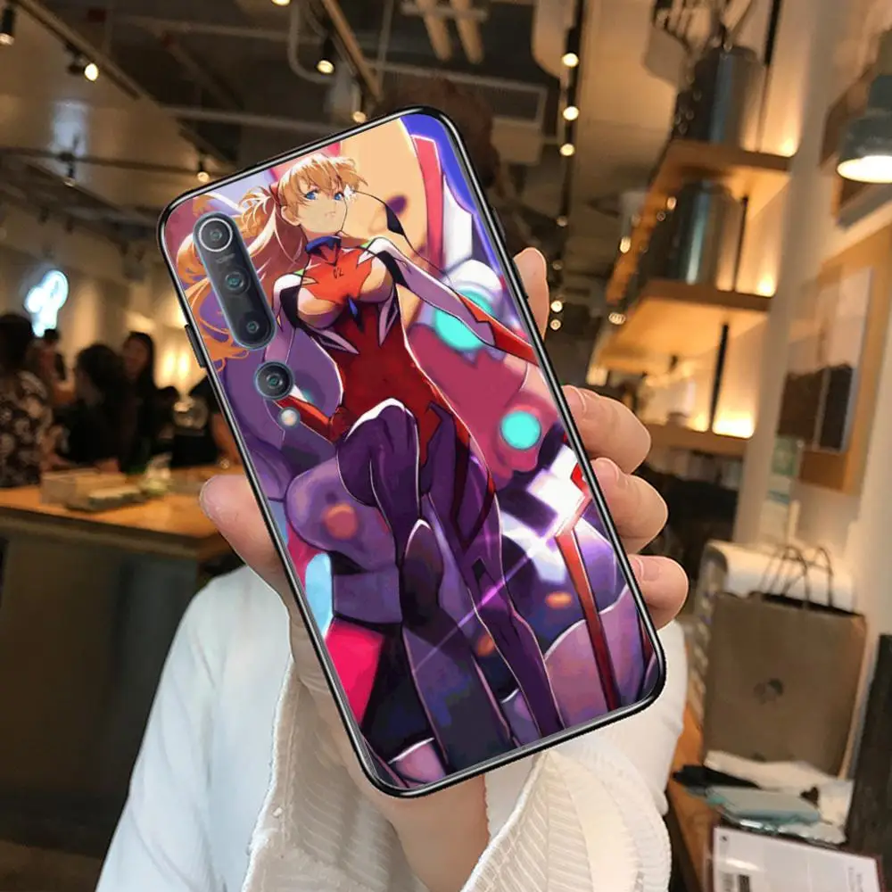 

Anime Genesis Evangelion Style Phone Case For xiaomi mi11 5g 10 liti Ultra 9Pro SE 3 8 Note Anime Black Cover Silicone Back Pret