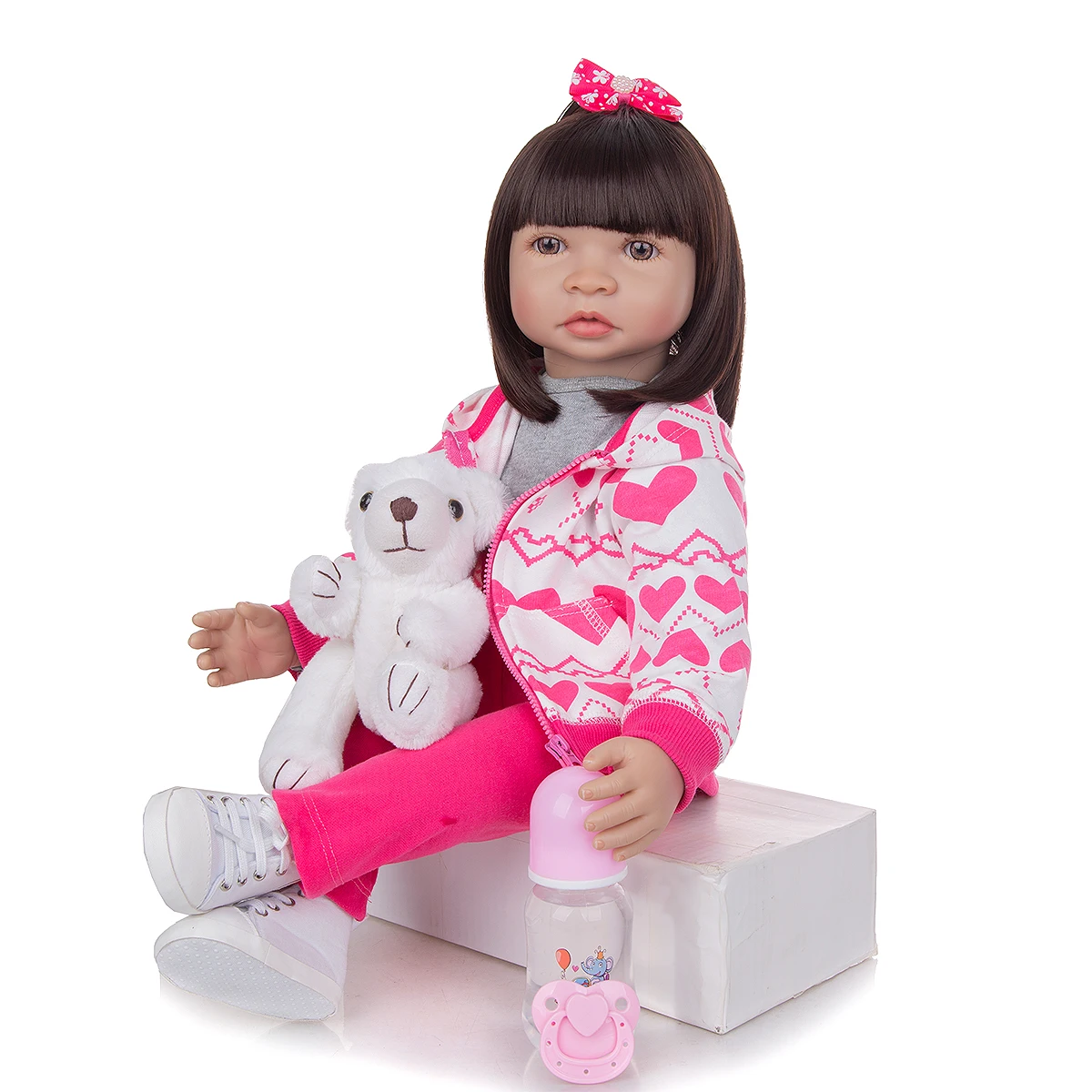 KEIUMI горячая Распродажа 60 см кукла Новорожденные тканевое тело действительно как