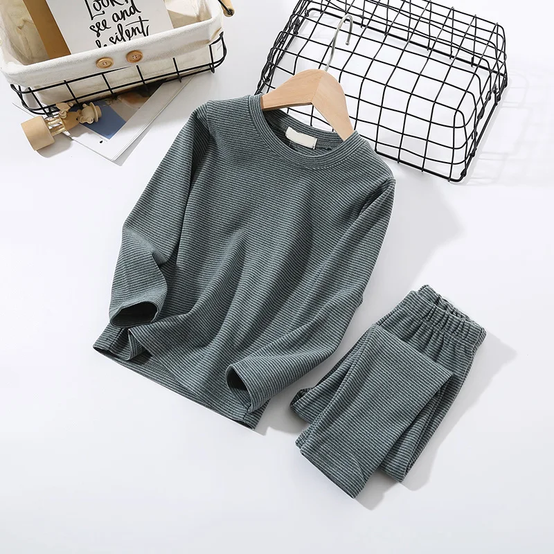 Термобелье детское зимнее утепленное для мальчиков и девочек набор пижам |