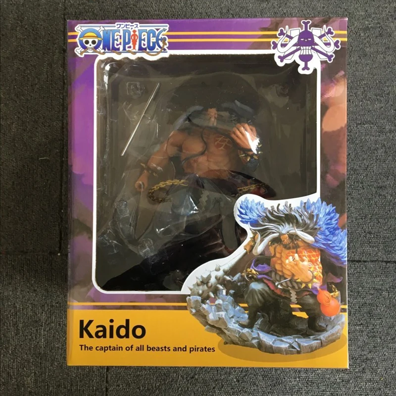 Аниме one piece GK Kaido фигурка Боевая версия игрушки 19 см - Цвет: With Box