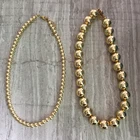 Женское украшение 2020, летнее богемное колье, панк, хип-хоп, бесплатная доставка, ожерелья-чокеры из нержавеющей стали с золотыми бусинами и бисером