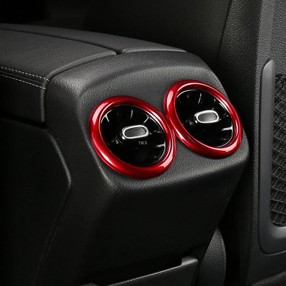 Красный! Автомобильная Центральная панель заднего сиденья AC Вентиляционное