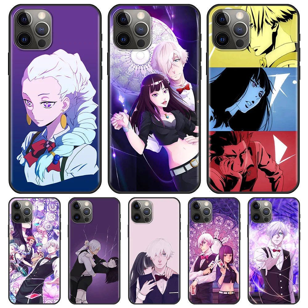 

Death Parade Silicone Cafor Apple iphone 13 11 7 XR 12 Pro Max X 6 6S 8 Plus 11Pro 12 Mini XS 5 5S Soft Back Cover
