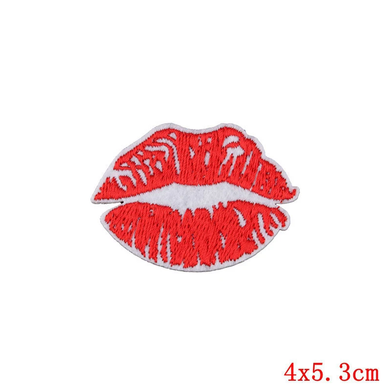 Глаз наклейка Утюг на одежду DIY крутая теплопередача сексуальный рот аппликация