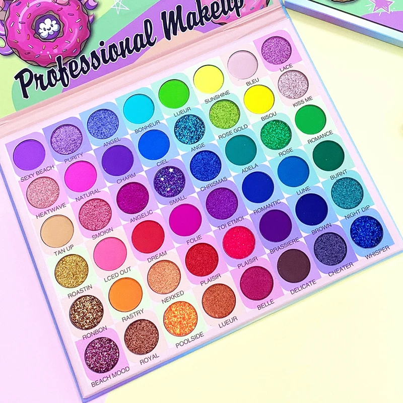 

48 Colors Eyeshadow Palette Colorful Shadows pallet Glitter Highlighter Shimmer Make Up Pigment Matte Eye Shadow Pallete