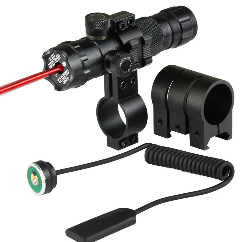 

Tactical Laser Light Green/Red Dot Scope Light Sight Mount Hunting Picatinny Rifle Scope Barrel Remote Pressure Switch 3001