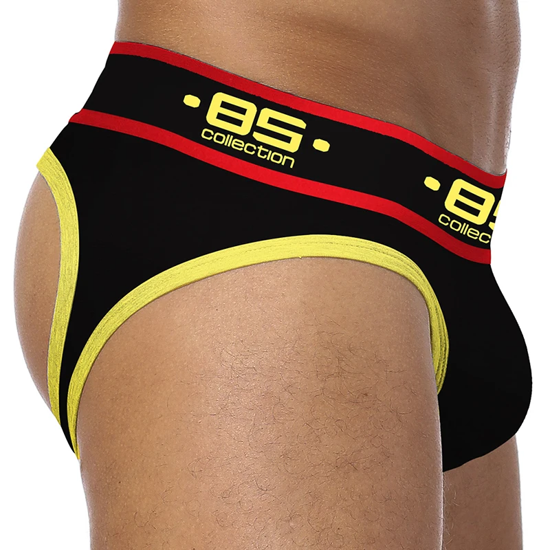 85 брендовые пикантные Для мужчин нижнее белье Ракушки Трусы брифы танга u