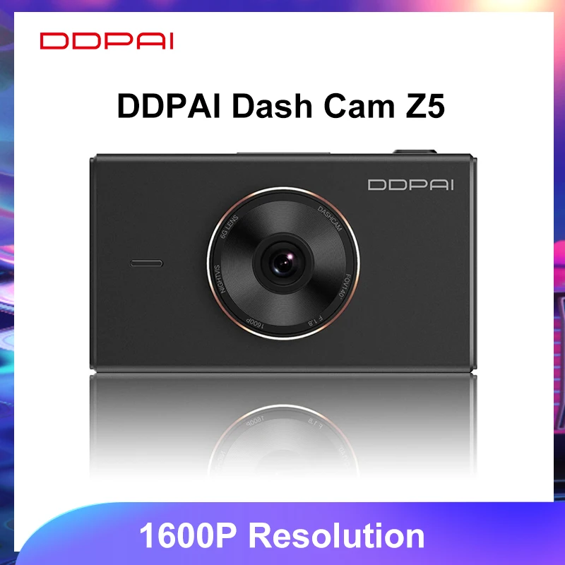 DDPAI Dash Cam Mola Z5 Автомобильный видеорегистратор Камера 1600P HD сенсорный экран ADAS Drive