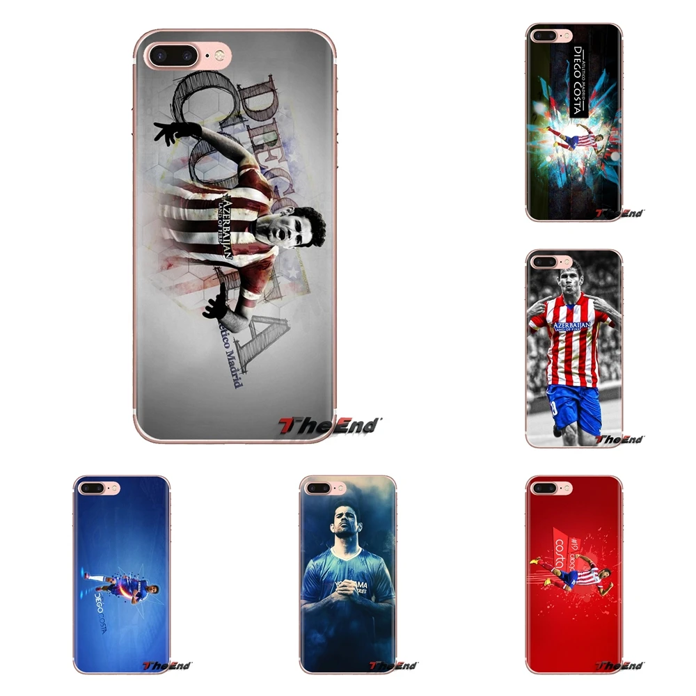 For Xiaomi Mi3 Samsung A10 A30 A40 A50 A60 A70 Galaxy S2 Note 2 Grand Core Prime Diego Costa Art Soccer Star Silicone Shell Case |