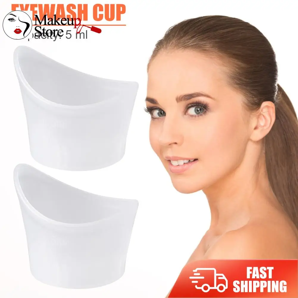 

10pcs 5ml Eye Wash Cups Reusable Bath Plastic Washing Cup Eye Care Solution Health Care Tool