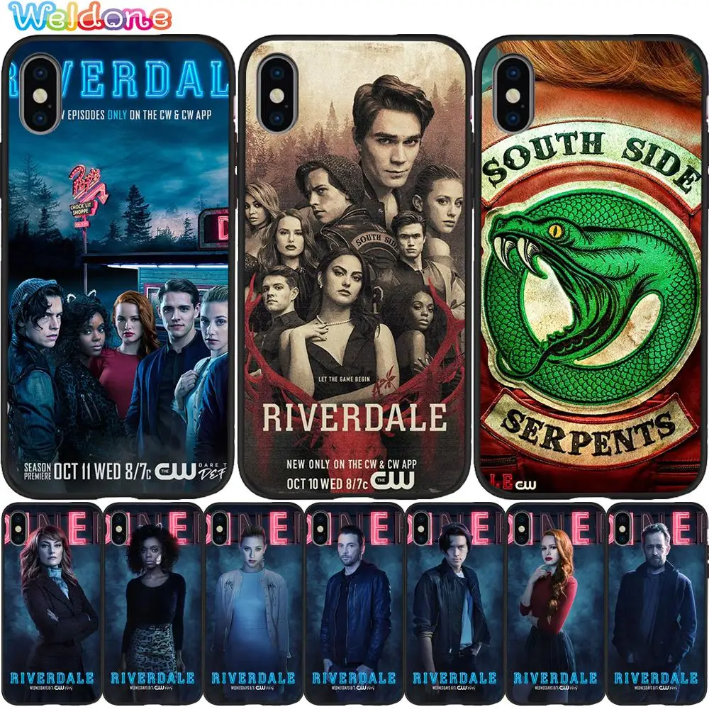 Чехол Riverdale South side Serpents snake для телефона iPhone 11 Pro Max XS XR X 8 7 6S Plus 5S силиконовый чехол