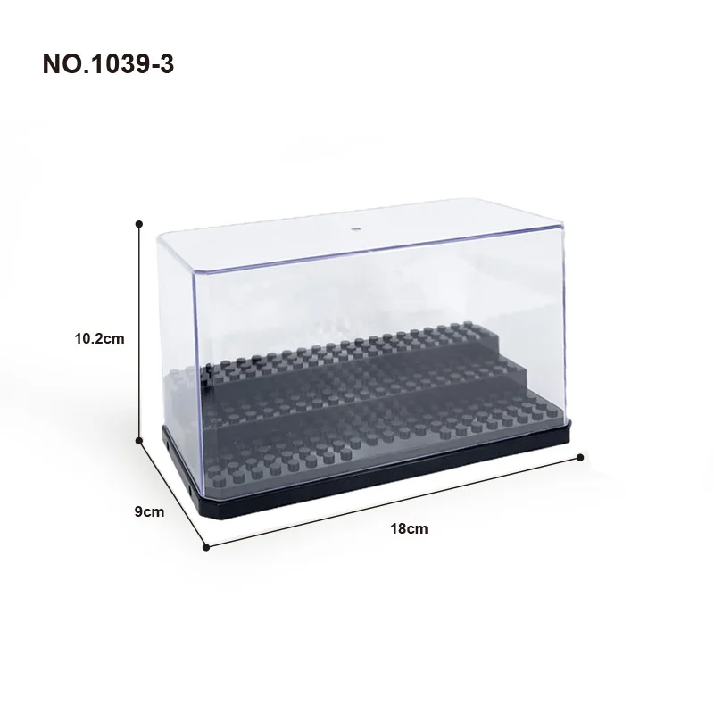 Новая Маленькая прозрачная акриловая коробка для демонстрации модельного