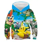 Детская модель 2021, Осенний теплый мультяшный Модный свитшот с капюшоном для подростков и мальчиков и девочек, повседневный Женский пуловер