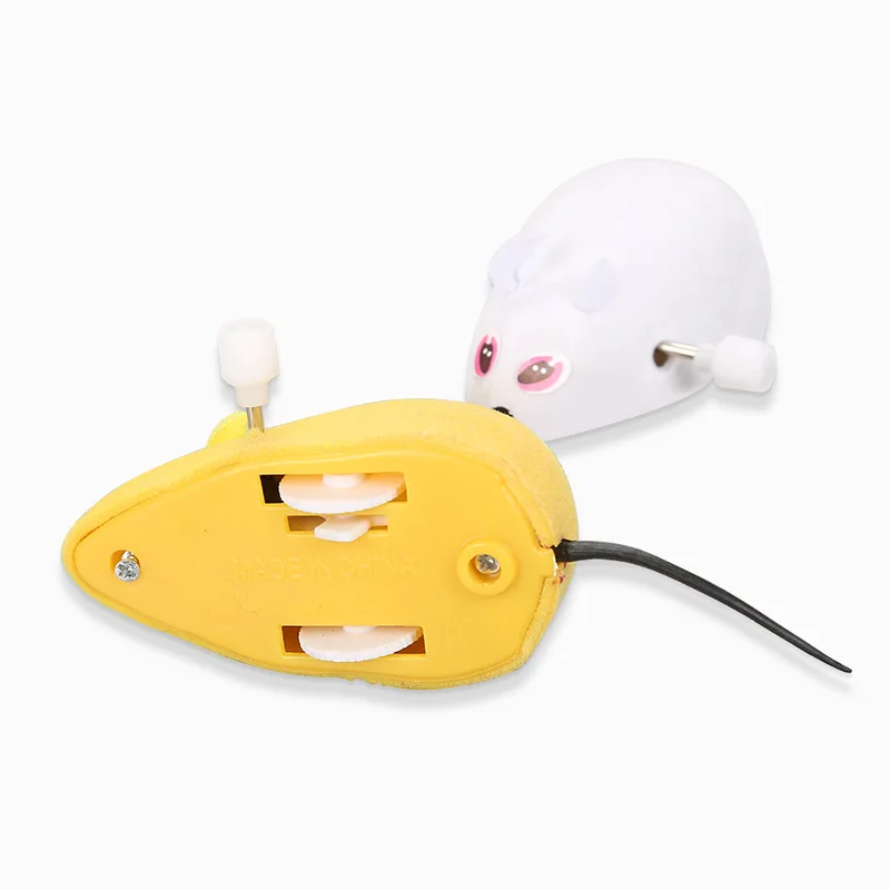 Игрушка для кошек заводная мышь забавная плюшевая игрушка питомцев вокала