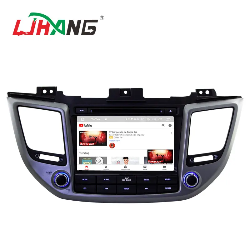 Автомобильный DVD плеер LJHANG Android 10 для HYUNDAI TUCSON ix35 2016 2017 WIFI мультимедийный GPS