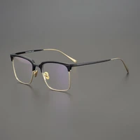 high quality titanium glasses frame men personality square eyeglasses for women clear lens prescription eyewear oculos de grau