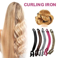 heatless hair curlers styling kit for wet dry long short hair wave hair rollers for girl women curling tools no heating required
