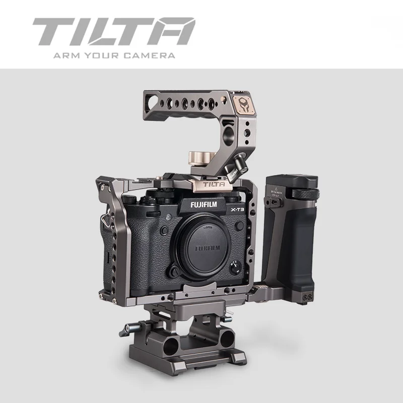Новинка клетка TILTA для цифровой зеркальной камеры Rig Fujifilm X T3 ручка fujifilm xt3