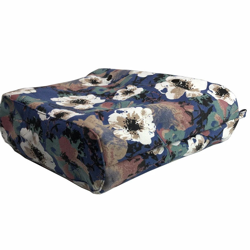 Blue Flower canvas Lining Pocket interior inserts Inner suitable for obag o bag Accessories silicon women handbag | Багаж и сумки
