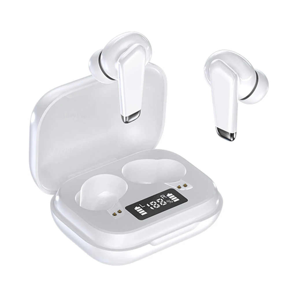 

Wireless Bluetooth Earphones Waterproof TWS LED Display Hifi Stereo Noise Reduction Touch Control Sport Earbuds with Microphone