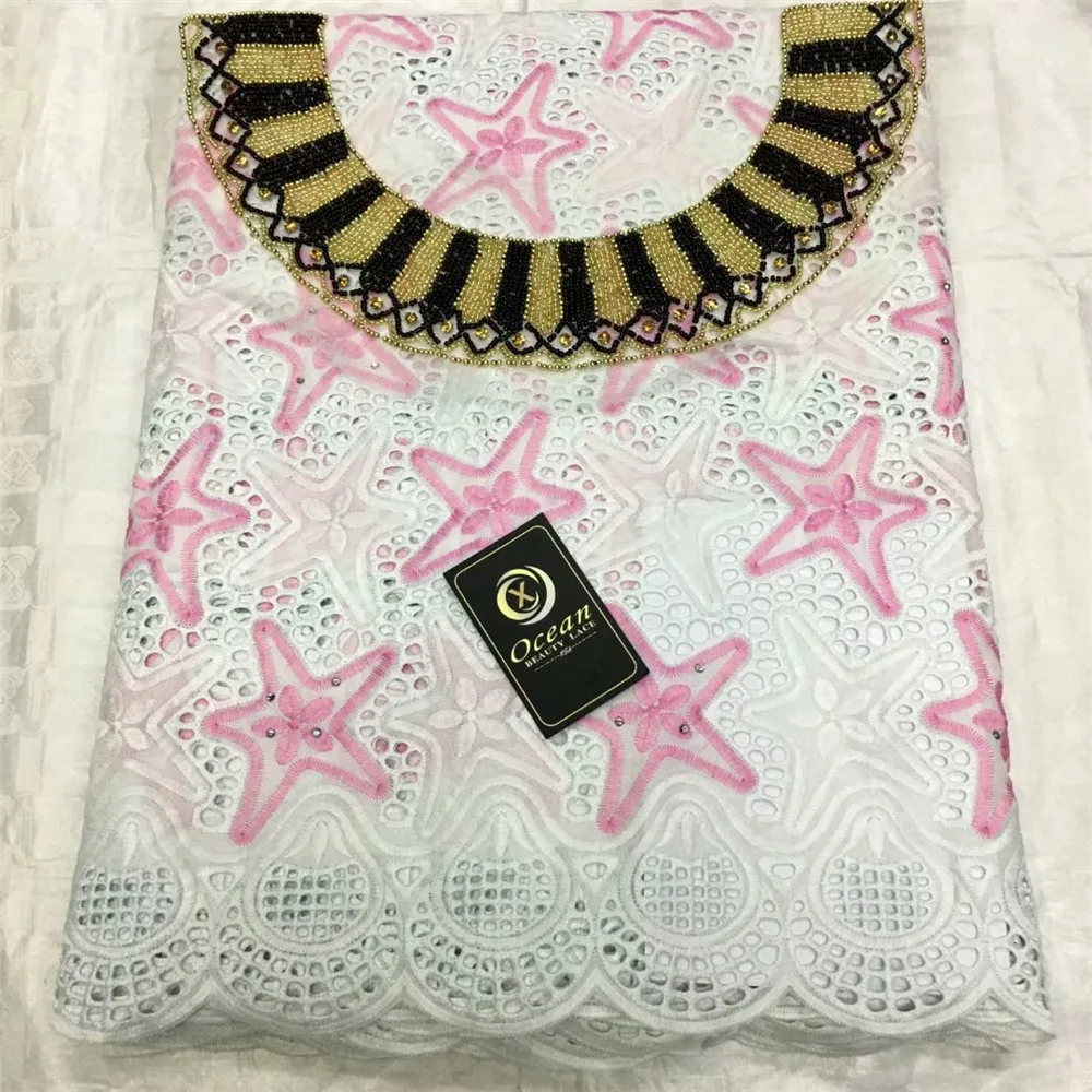 5Y швейцарская кружевная ткань с вышивкой + блестящие стразы вырезом африканские