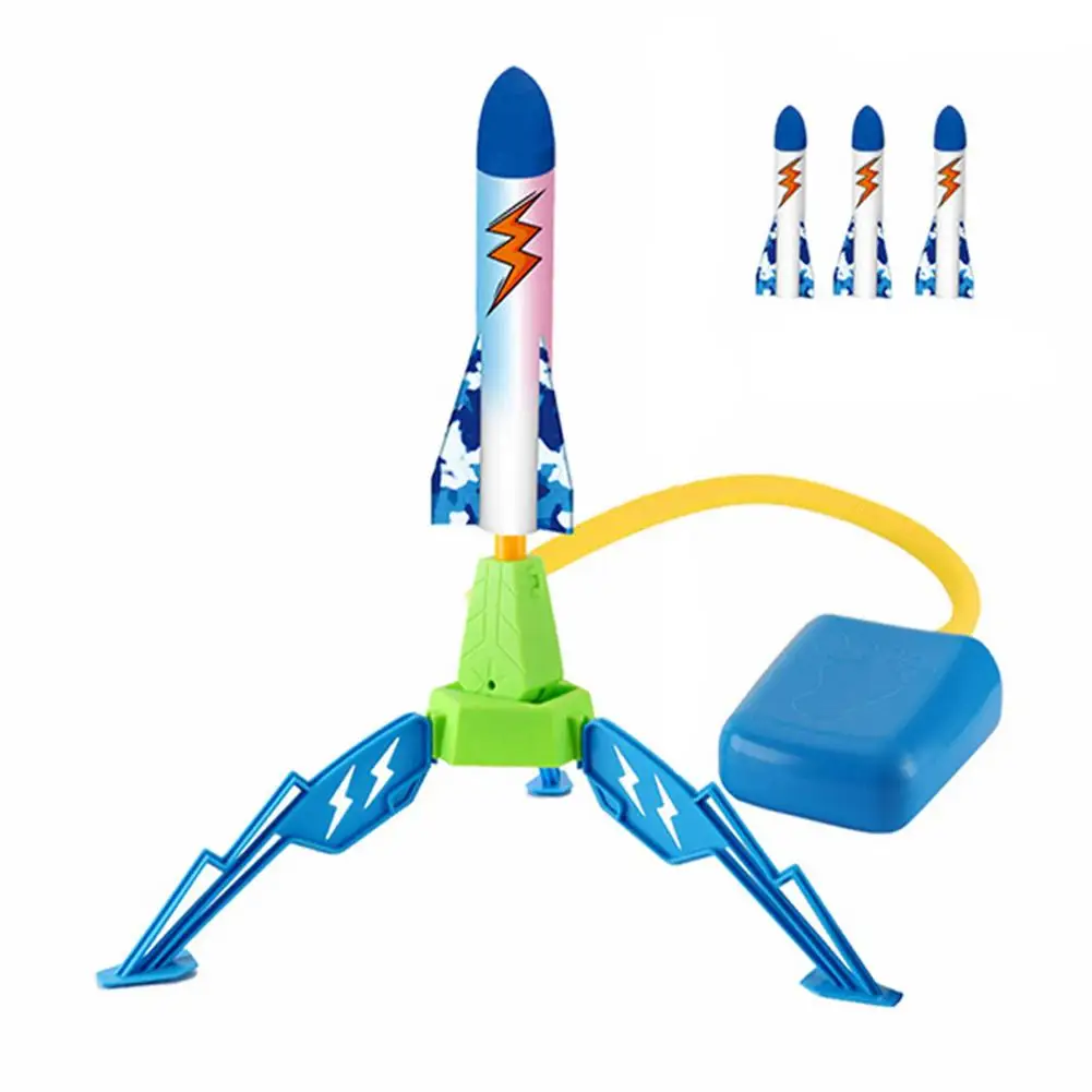 

Jump Rocket Set Jump Rocket Launcher Toy With 3 Flash Rocket Outdoor Toys For Kids Outdoor Playing