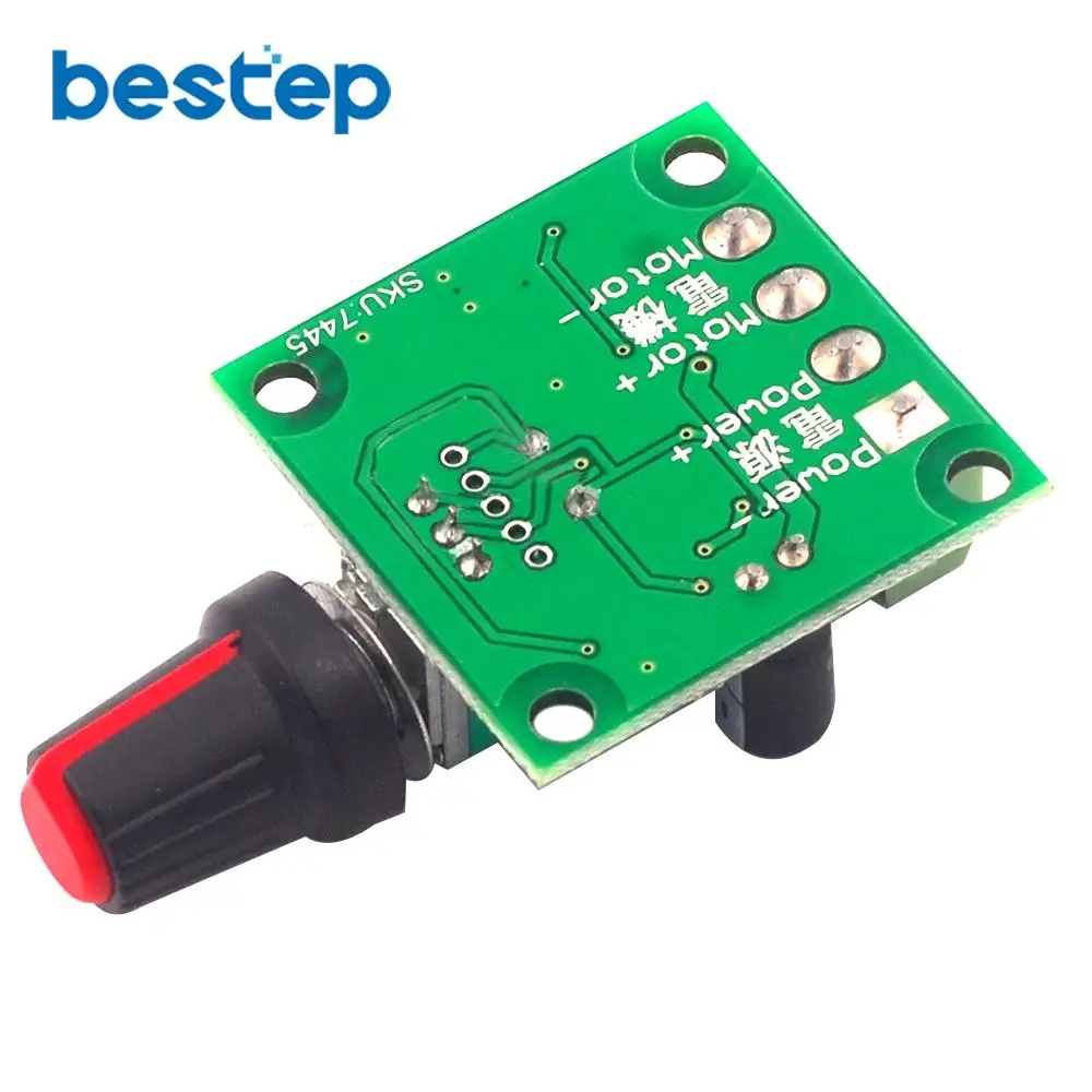 Регулятор скорости двигателя 2А ШИМ-контроллер регулировки 1803BK +