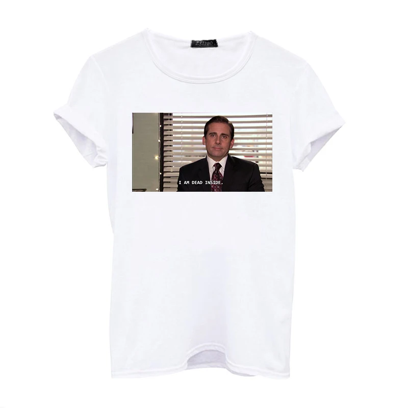 

Women I am dead Funny T-shirt Office Michael Scott T-Shirt Unisex Tumblr Grunge Fashion Casual T-Shirt Summer T Shirts