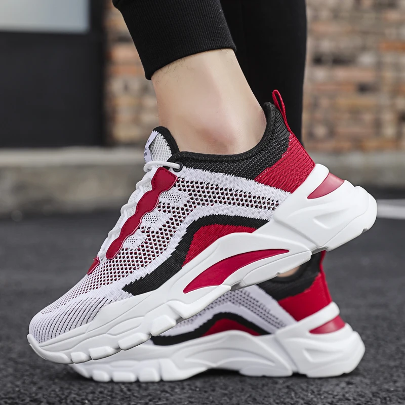 

Hot Sale Classic Style Men's Running Shoes Breathable Jogging Shoes Men Lightweight Sneakers Men Gym Shoes Outdoors Sports Shoes