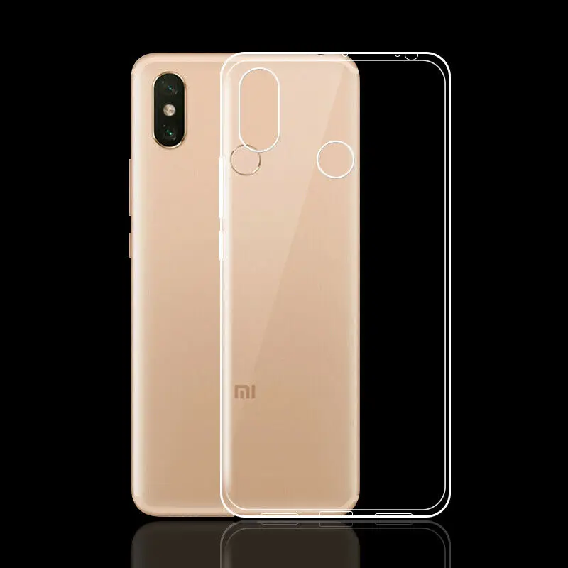 Мягкий чехол из ТПУ Для Xiaomi Mi Max 3 Max3 Прозрачная силиконовая защитная Пылезащитная
