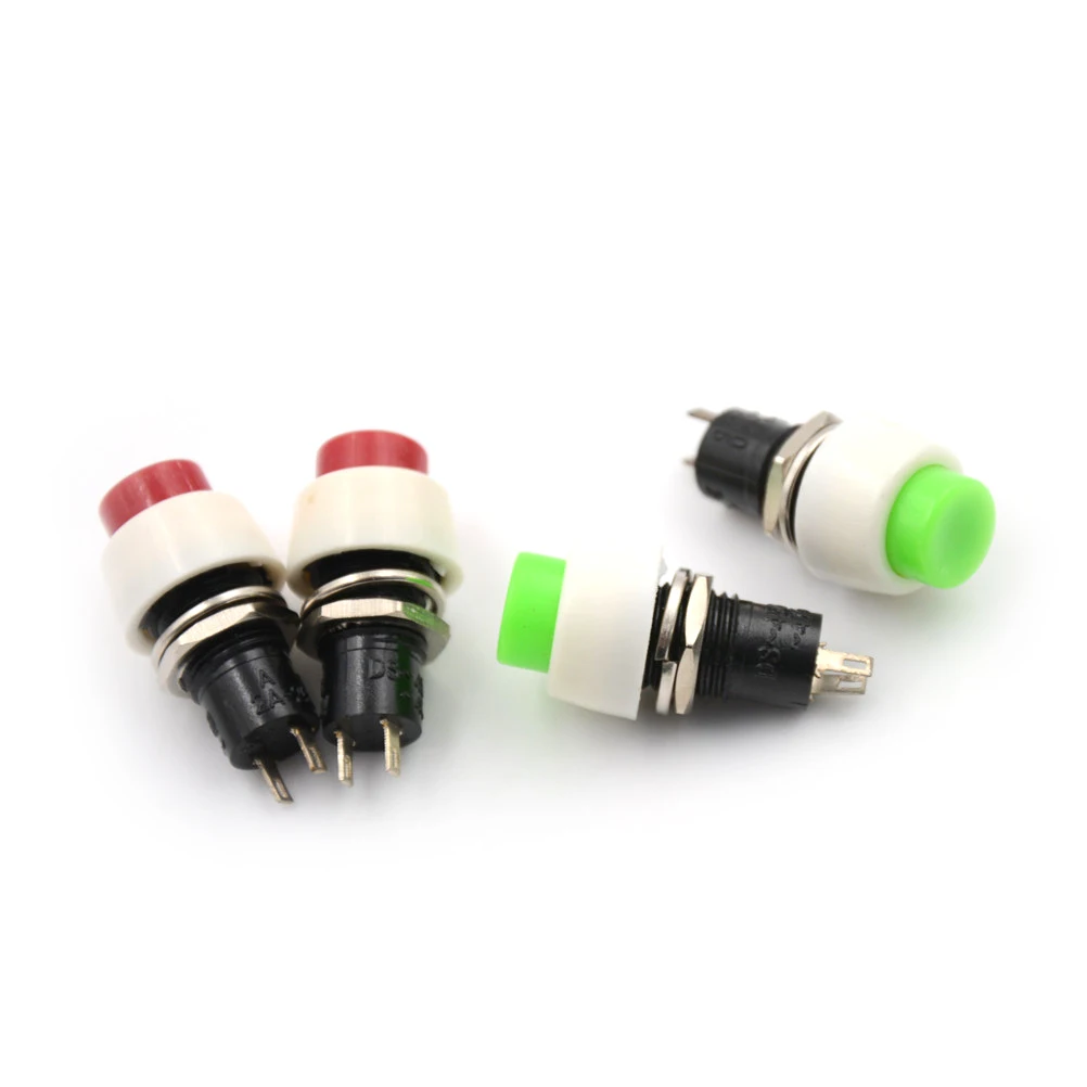 2pcs/lot 2A 250V AC Rocker Switch 2pin Rounded Power Self-locking ON/OFF Push Button 2 Colors | Спорт и развлечения