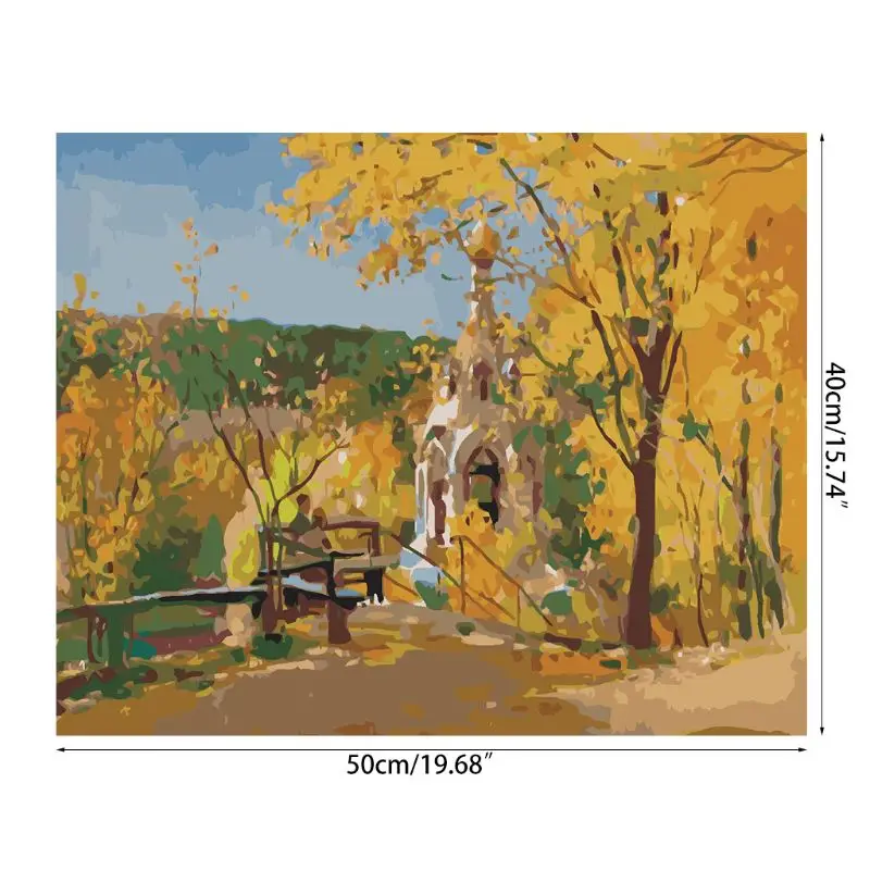 Припаркуйте краску по номерам для детей взрослых и новичков DIY масляные краски в