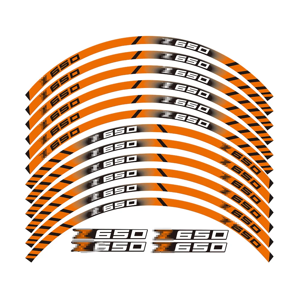 12 X наклеек с толстыми краями и внешним ободом полосатые наклейки на колеса