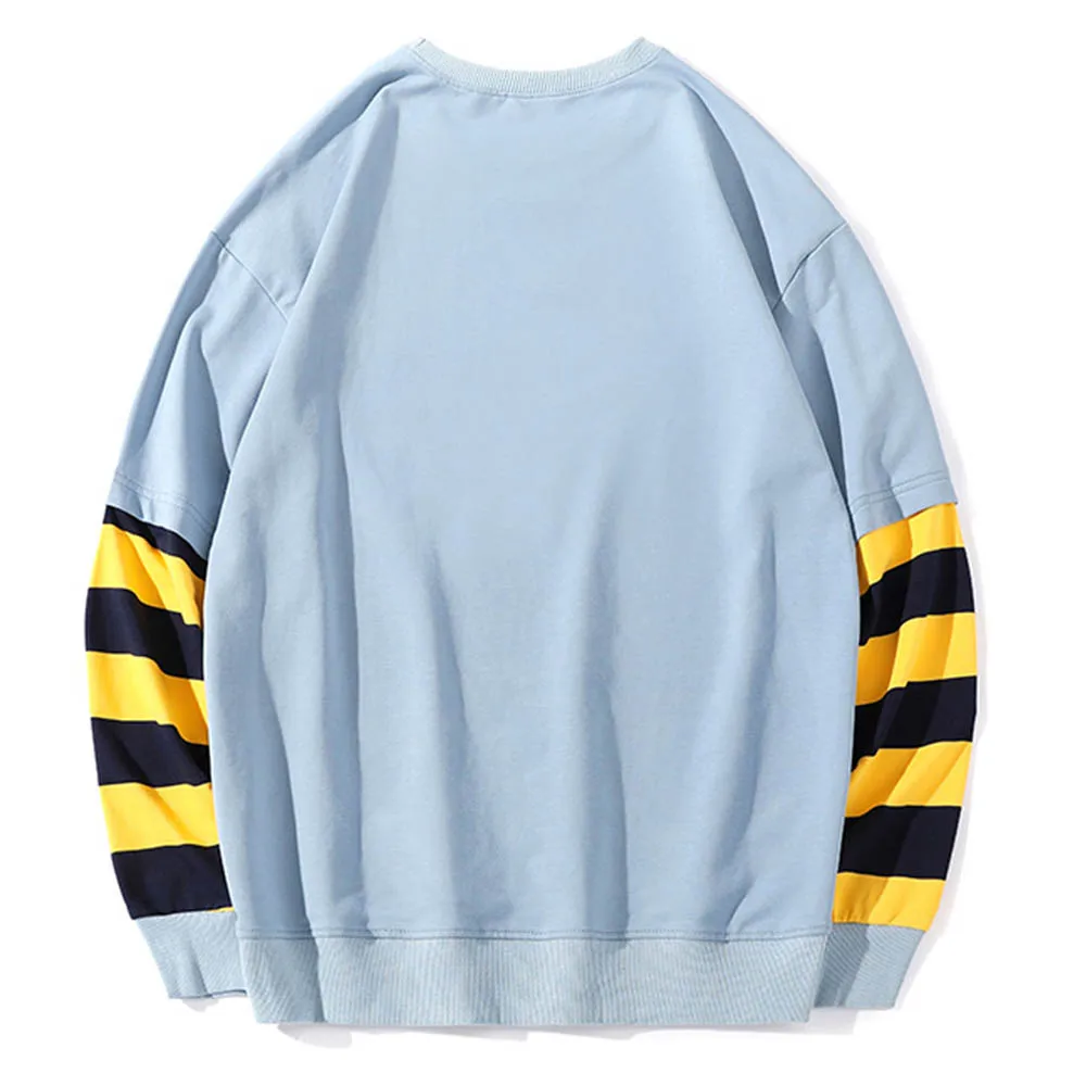 Пингвин свитер с длинными рукавами в полоску для поддельные Двухсекционная