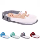 Портативная Мобильная детская кроватка для путешествий, детское гнездо, детская кроватка, многофункциональное складное кресло для детской кроватки, складное кресло с игрушками от комаров