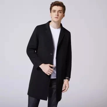 Новинка, Xiaomi Mijia Youpin DMN, мужское, 50% шерсть, длинное пальто, двусторонняя шерсть, ручная работа, три-ди, для мужчин