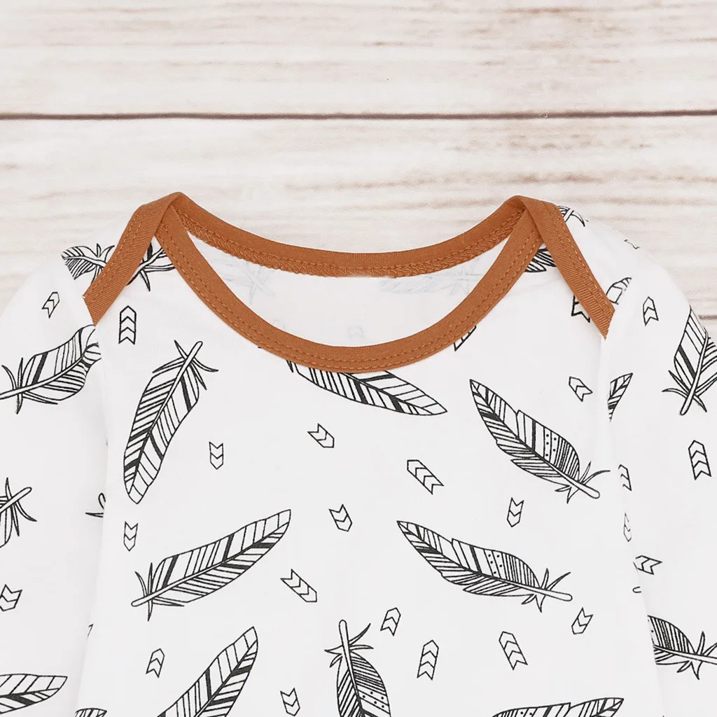 Одежда для маленьких мальчиков Боди с длинными рукавами и круглым вырезом одежда