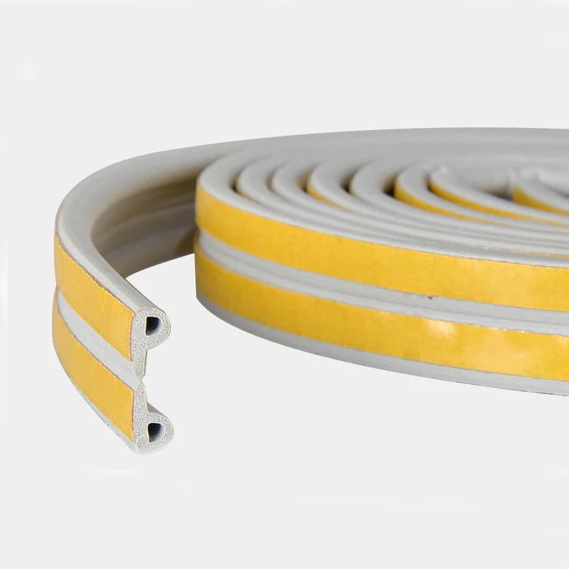 Уплотнительная лента для окон и дверей типа P самоклеящаяся резиновая