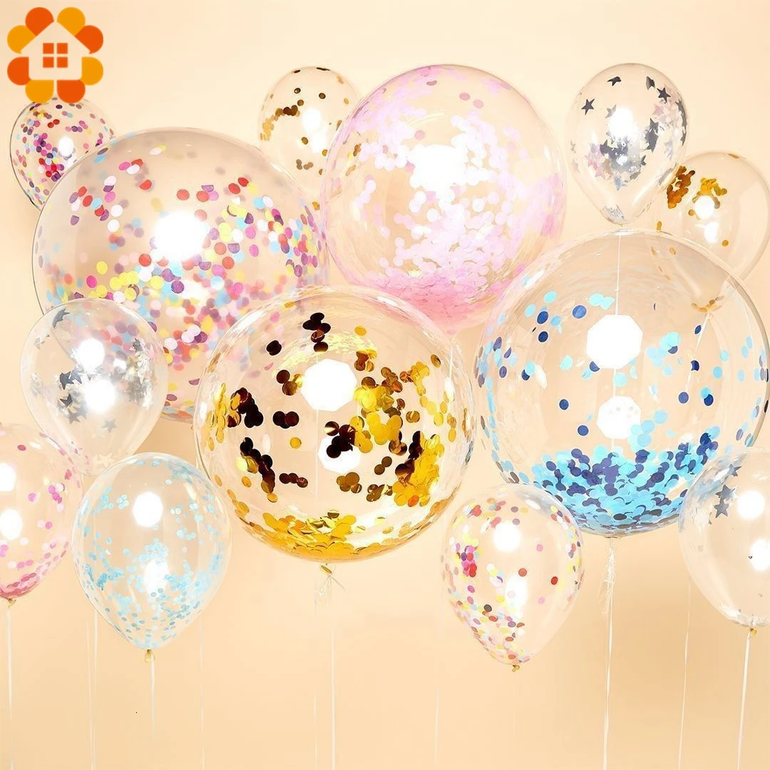 10 шт конфетти латексные воздушные шары 12 дюймов Романтические свадебные