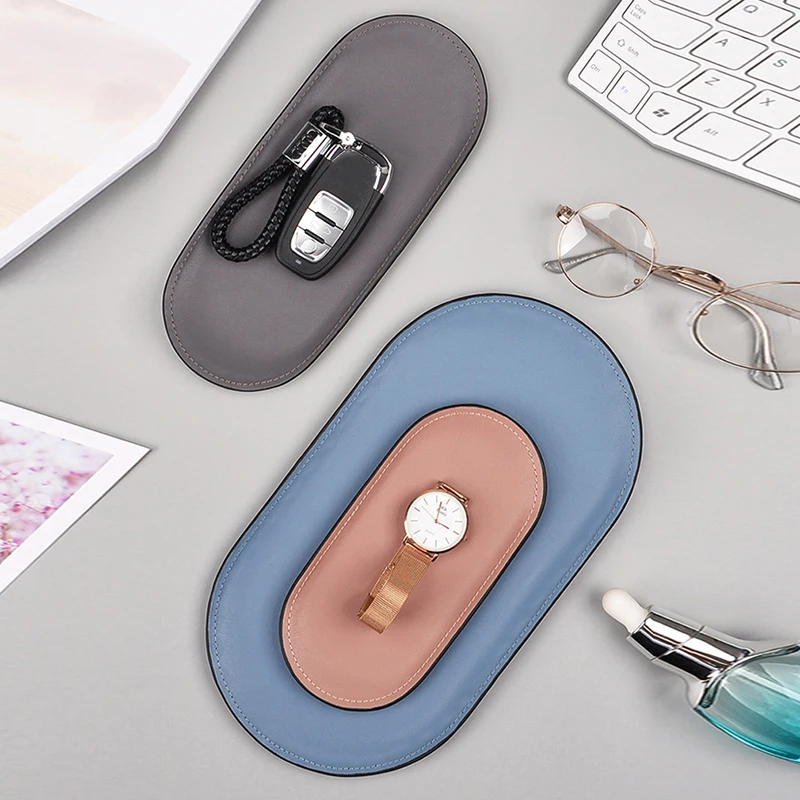 Скандинавский Овальный металлический лоток для ювелирных изделий настольный