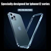 for iphone11 12 series mobile phone case iphone12 metal shell metal frame protective xr anti drop shell aluminum alloy thin